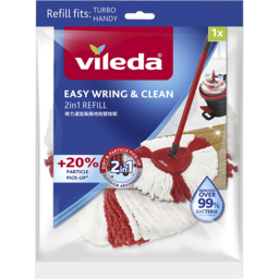 Photo of Vileda Easy Wring & Clean Spin Mop 2in1 Refill