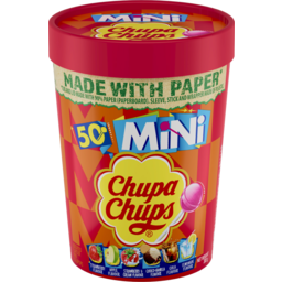 Photo of Chupa Chups Best Of Mini Paper Tube 50 Lollipops 300g