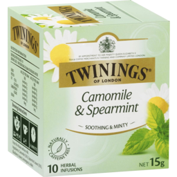 Photo of Twinings Camomile & Spearmint Herbal Infusions Tea Bags 10 Pack 15g 15g