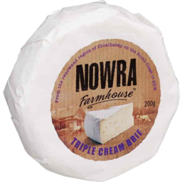 Photo of Nowra Farmhouse Triple Cream Brie 200gm