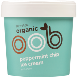 Photo of Oob Organic Peppermint Chip Ice Cream 470ml