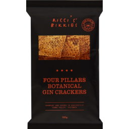 Photo of Riccis Bikkies Four Pillars Gin Crackers