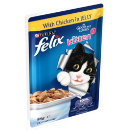 Photo of Felix Kitten As Good As It Looks™ With Chicken In Jelly Wet Cat Food