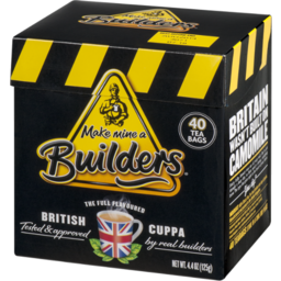 Photo of Make Mine A Builders British Cuppa Tea - 40 Ct