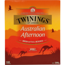 Photo of Twinings Australian Afternoon Tea Bags 100 Pack 200g