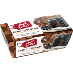 Photo of Aunt Bettys Steamed Pudding Dark Chocolate 2 Pack