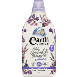 Photo of Earth Choice Ultra Concentrate Fabric Softener Conditioner Top & Front Loader Wild Orchid & Magnolia 1l 1l