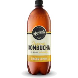 Photo of Remedy Organic Kombucha Ginger Lemon 1.25l