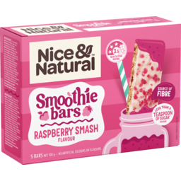 Photo of Nice & Natural Smoothie Bars Raspberry 5 Pack