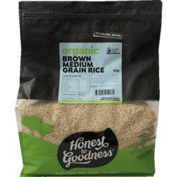 Photo of Honest To Goodness - Medium Grain Brown Rice 5kg
