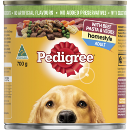 Photo of Pedigree Homestyle With Beef Pasta & Vegies Adult Dog Food
