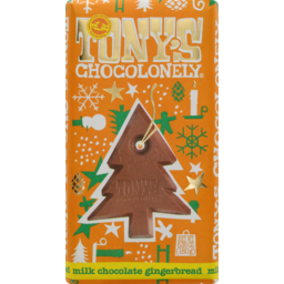 Photo of Tony's Chocolonely Milk Chocolate Ginger Bread 180g