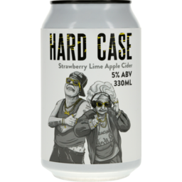Photo of Double Vision Brewing Hard Case Cider Strawberry & Lime Cider 330ml