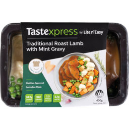 Photo of Taste Express By Lite N Easy Chef Selection Traditional Roast Lamb & Mint Gravy