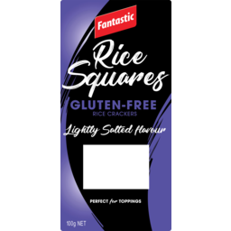 Photo of Fantastic Rice Squares Gluten-Free Rice Crackers Lightly Salted