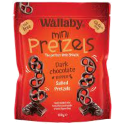 Photo of Wallaby Mini Dark Pretzels 100g