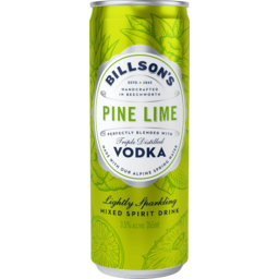 Photo of Billson's Pine Lime Vodka Mix 355ml