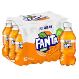 Photo of Fanta Orange No Sugar Soft Drink Bottle 12x300ml