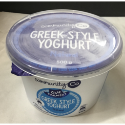 Photo of Community Co Greek Yoghurt 500g