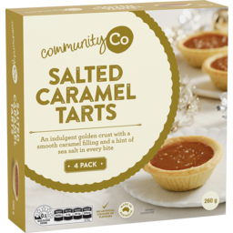 Photo of COMM CO SALTED CARAMEL TARTS