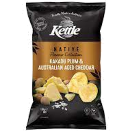 Photo of Kettle Chips Plum, Cheddar & Pepper m