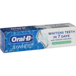 Photo of Oral-B 3dwhite Long Lasting Freshness Toothpaste 110g 110g
