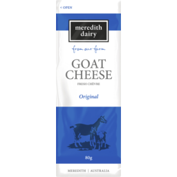 Photo of Meredith Dairy Goat Cheese Fresh Chevre Original 80g 80g
