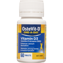 Photo of Ostevit-D One-A-Day Vitamin D3 60 Tablets