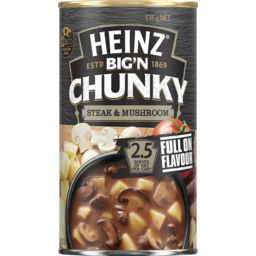 Photo of Heinz Big N Chunky Steak & Mushroom Soup 535g