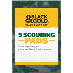 Photo of Black & Gold Scourer Pads 5pk
