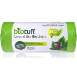 Photo of Biotuff General Use Bin Liner 36L - 25pk