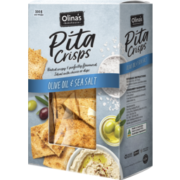 Photo of Olinas Pita Crisps Olive Oil & Sea Salt 100g