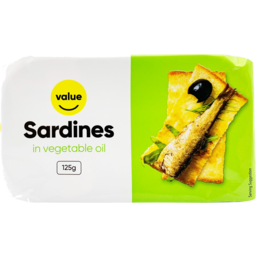 Photo of Value Sardines In Vegetable Oil 125g