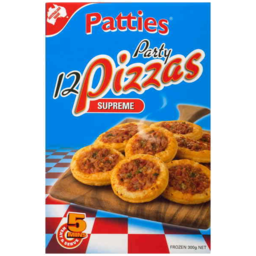 Photo of Patties 12 Party Pizzas Supreme Portrait
