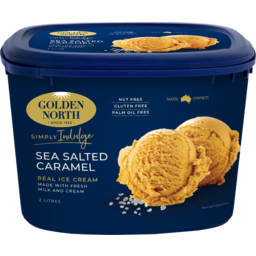 Photo of Golden North Simply Indulge Sea Salted Caramel Ice Cream 2l
