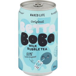 Photo of Naked Life Betta Boba Bubble Tea Original Milk 315ml