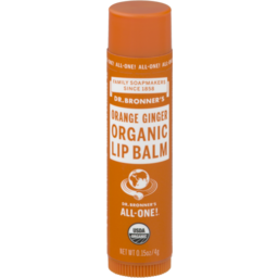 Photo of Dr Bronner's - Organic Lip Balm Orange Ginger