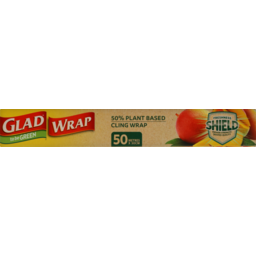 Photo of Glad Wrap 50% Plant Based Cling Wrap 50m X 30cm