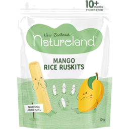 Photo of Natureland Rice Ruskits Mango 10g