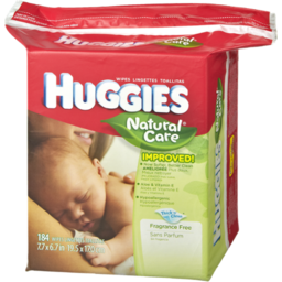 Photo of Huggies Natural Care Fragrance Free Wipes - 184 Ct