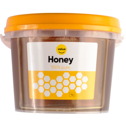 Photo of Value 100% Pure Honey Pail 1kg