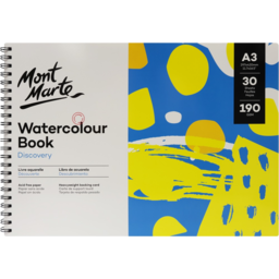 Photo of Mm Discovery Watercolour Book A3 30 Sheets 190gsm