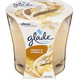 Photo of Glade French Vanilla Scented Jar Candle 3.8 Oz. (108 G)