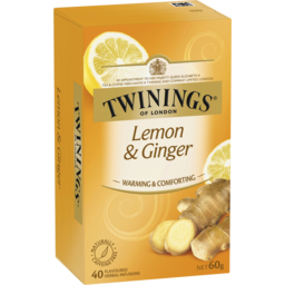 Photo of Twinings Tea Bag Infused Lemon & Ginger 40s