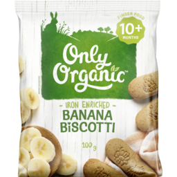 Photo of Only Organic Banana Biscotti 9 Months 100g