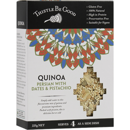 Photo of Thistle Be Good Persian With Dates Pistachio Quinoa
