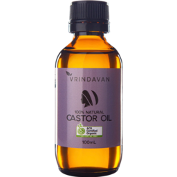 Photo of Vrindavan Castor Oil Amber Bottle