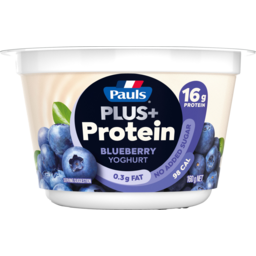Photo of Pauls Plus+ Protein Blueberry Yoghurt No Added Sugar
