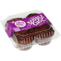 Photo of Happy Muffin Co. Double Choc Muffin 4pk