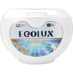 Photo of Ecolux Extreme Hygienic Clean 4in1 Laundry Pods 480g 30 Pack